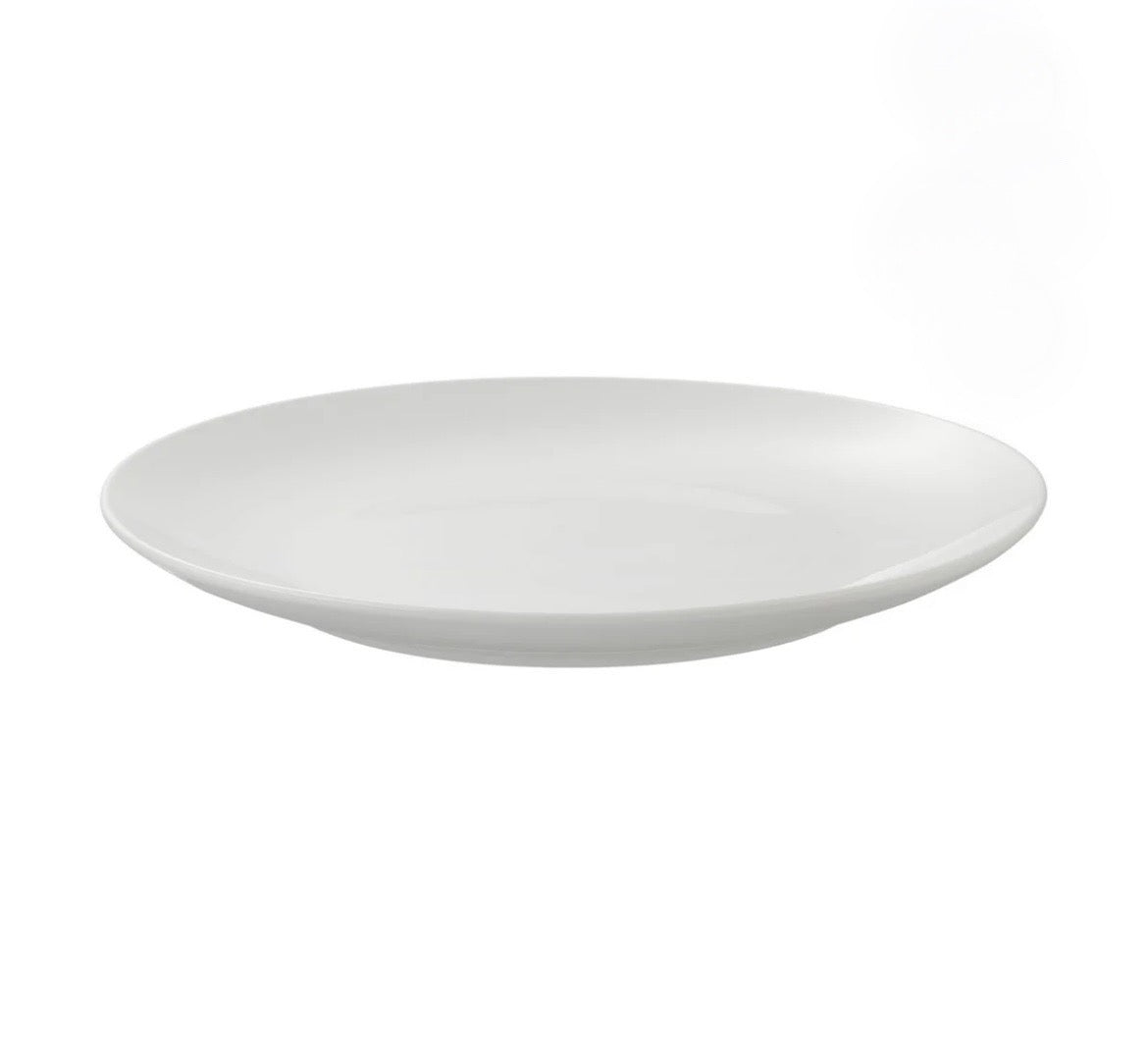 White ceramic plate